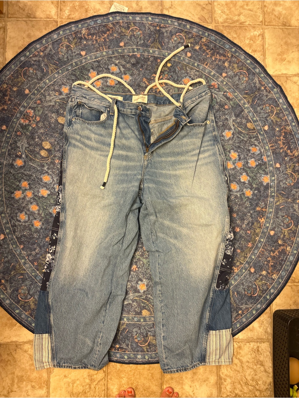 Light Blue Women's barrel jeans